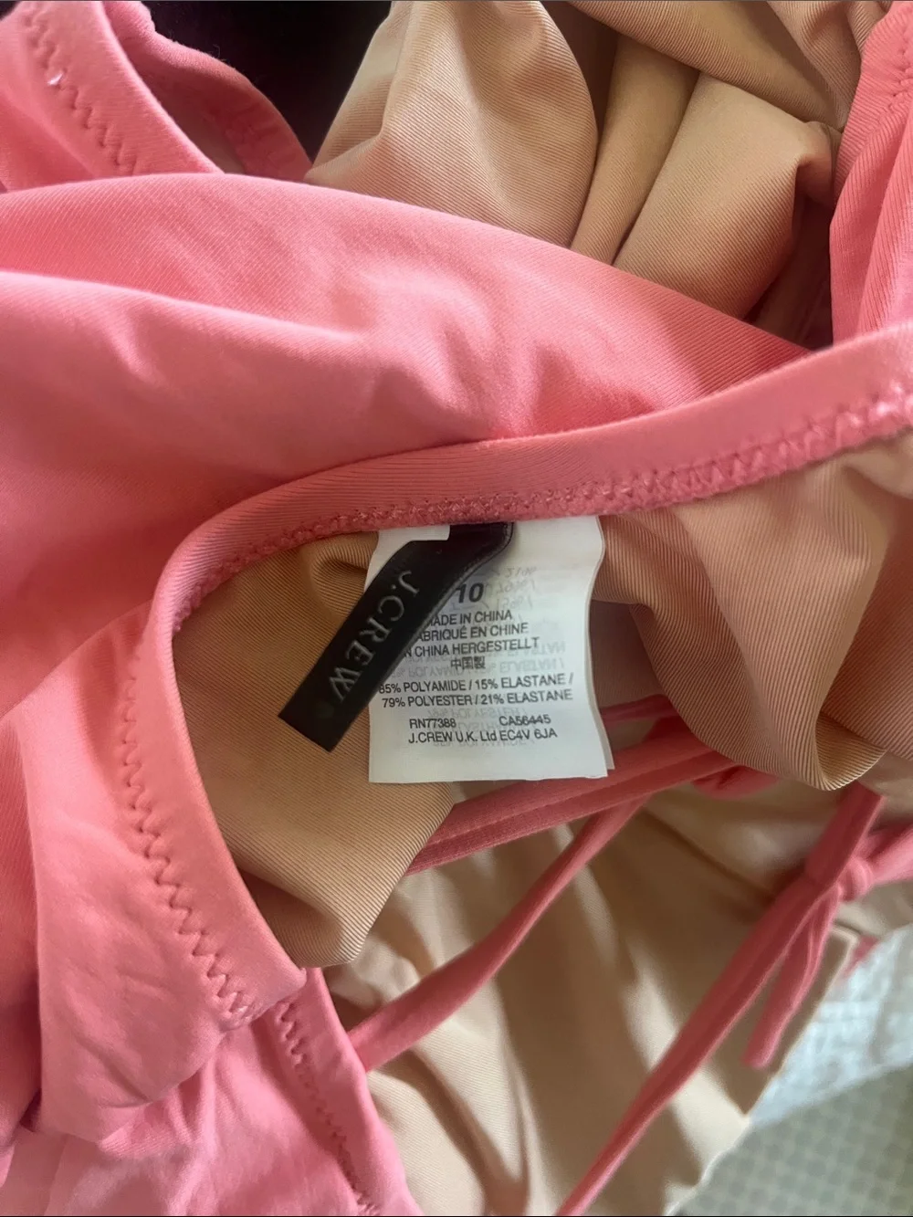 Women’s Solid Pink One-Piece Swimsuit